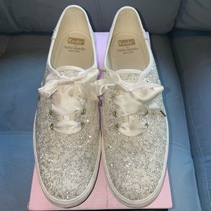 Keds x Kate Spade Triple Glitter Wedding Platform Sneaker
